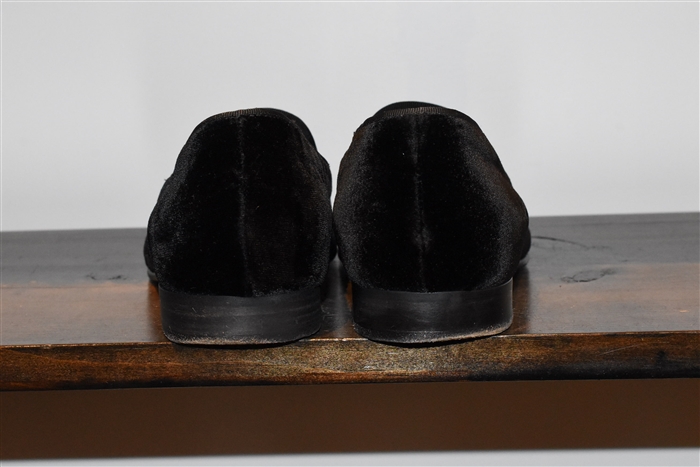 Black Velvet Versace Slipper, size 8.5