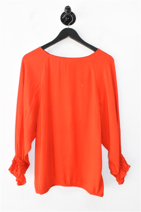 Fiery Orange Maje Pullover, size M