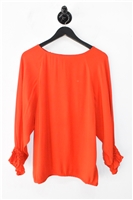 Fiery Orange Maje Pullover, size M