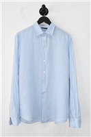 Pale Blue Emporio Armani Button Shirt, size L