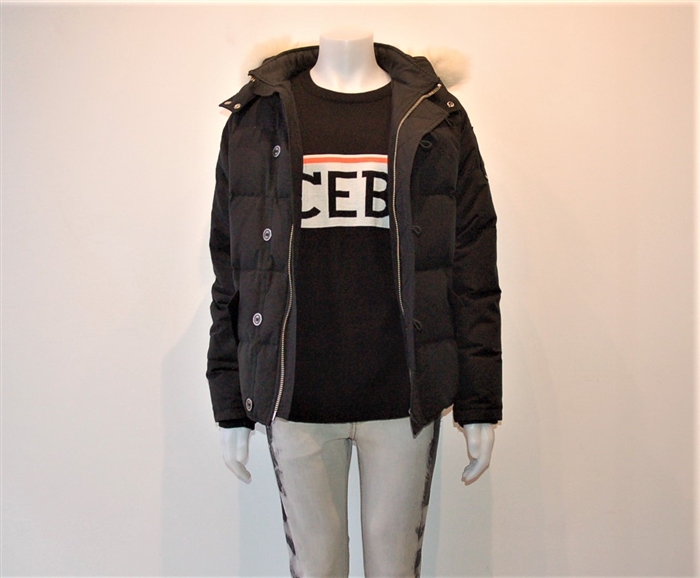 Basic Black Moose Knuckles Parka, size M
