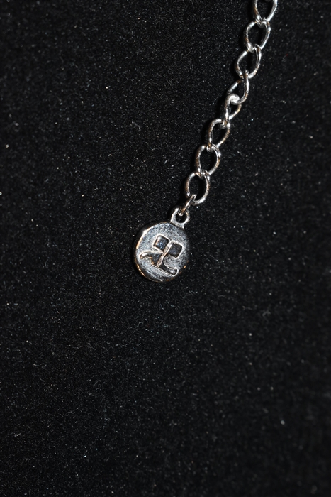 Silver Courreges - Vintage Necklace, size O/S