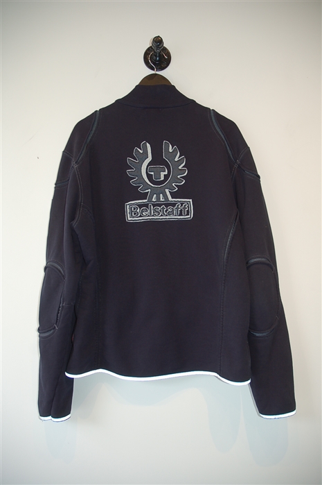 Navy Belstaff Zippered Sweatshirt, size XL