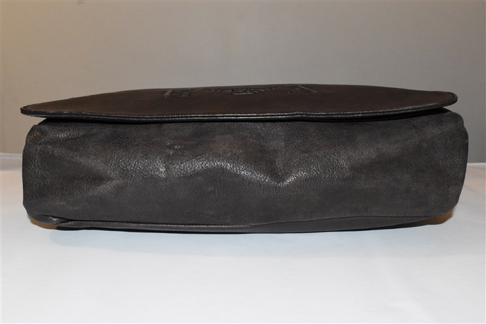 Aged Leather Emporio Armani Messenger, size L