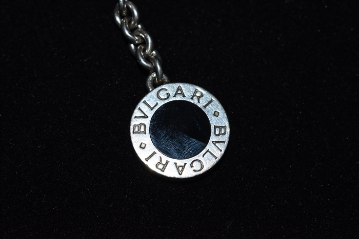 Sterling Silver Bulgari Bag Charm, size O/S