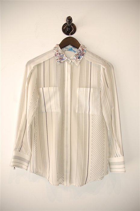 White & Black 3.1 Phillip Lim Button Shirt, size 2