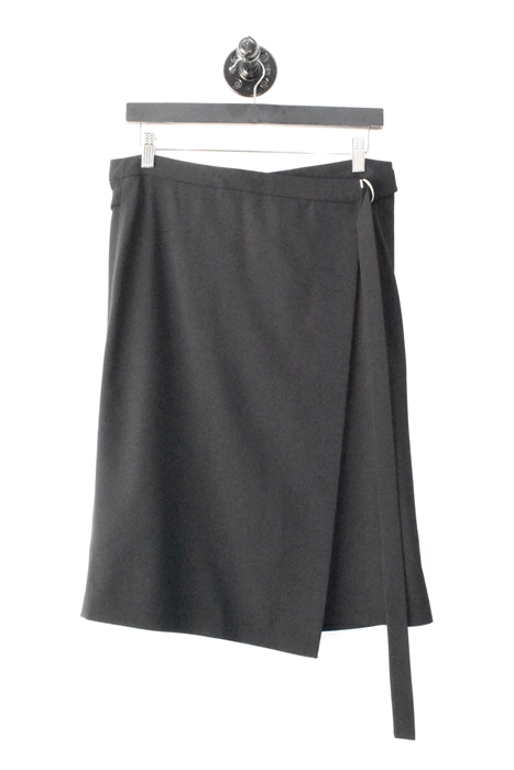 Basic Black Michael Kors Collection Wrap Skirt, size 8