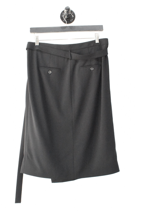 Basic Black Michael Kors Collection Wrap Skirt, size 8