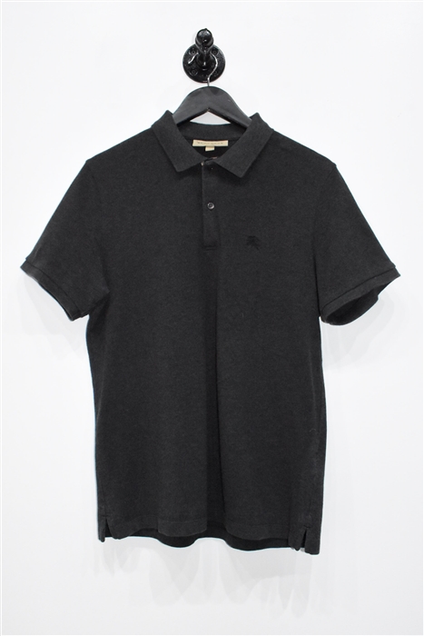Graphite Burberry Polo, size L