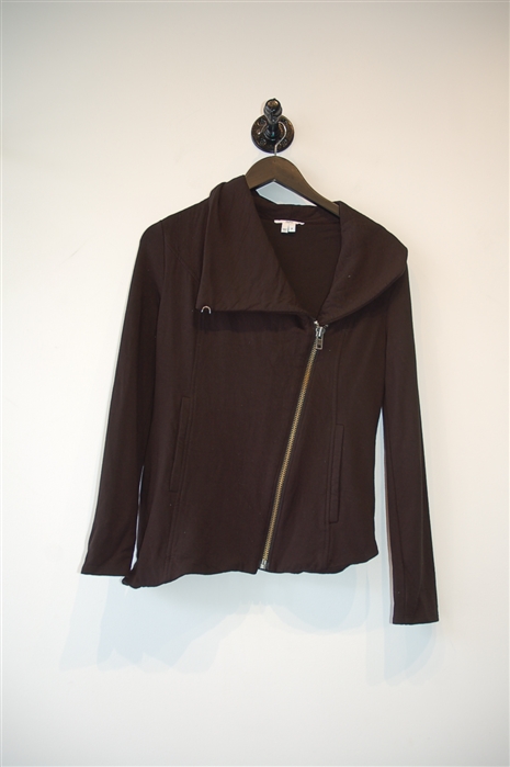 Basic Black Helmut Lang Zippered Top, size XS