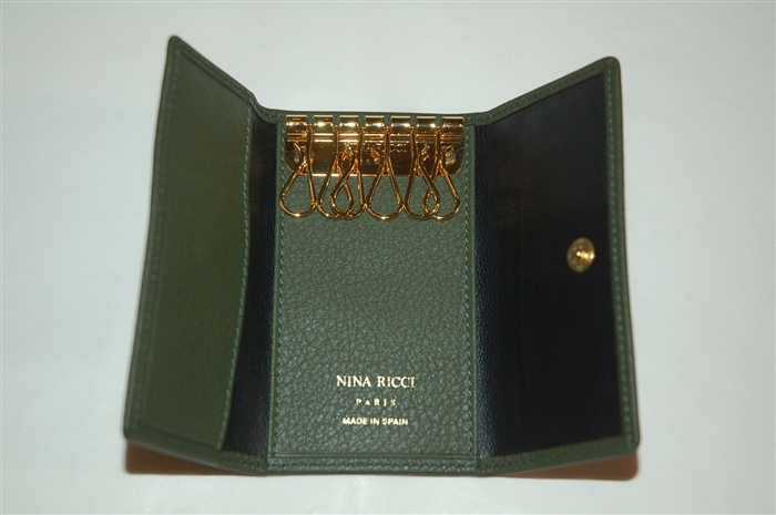 Olive Nina Ricci Key Case, size O/S