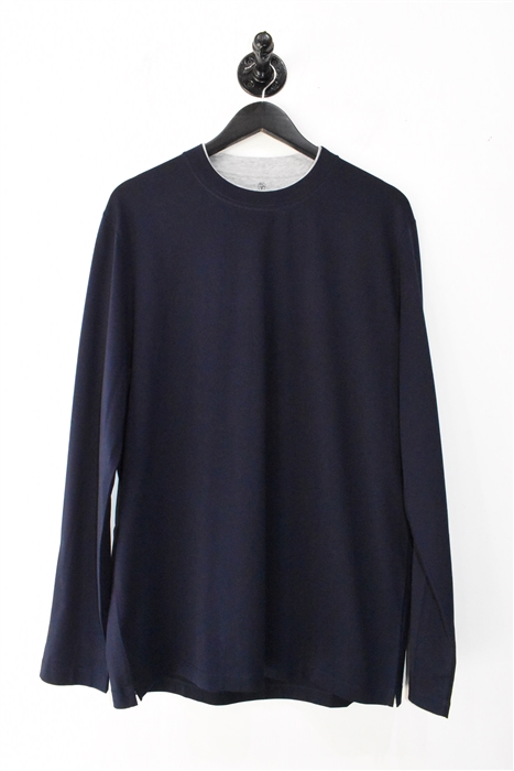 Navy Brunello Cucinelli T-Shirt, size XL