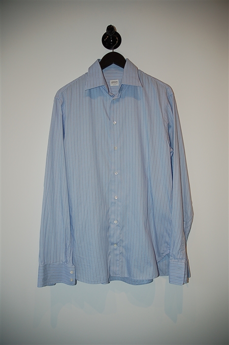Blue Tones Armani Collezioni Button Shirt, size L