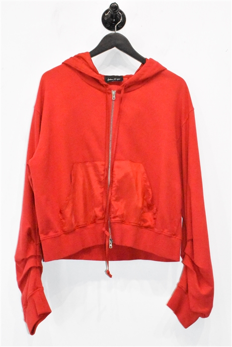 Bright Red Andrea Ya'aqov Hoodie, size S