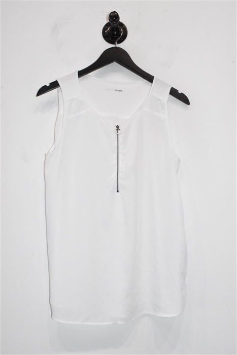 Bright White Marc Cain Shell, size M