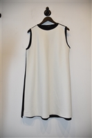White & Black Marie Saint Pierre Trapeze Dress, size M