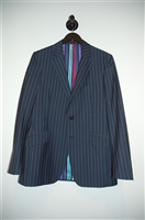 Navy Stripe Etro Two-Piece Suit, size 44