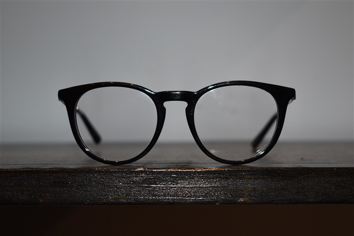 Shiny Black Gucci Eyeglass Frames, size O/S
