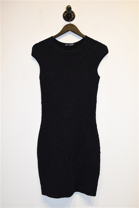 Purple & Black Alexander McQueen Sheath Dress, size S