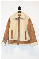 Tan La Marque Shearling Jacket, size S