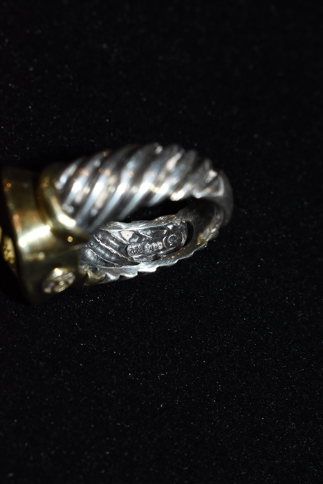 Sterling Silver David Yurman Ring, size O/S