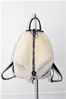 Cream Rebecca Minkoff Backpack, size M