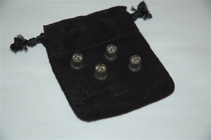 Sterling Silver Chrome Hearts Caps, size O/S