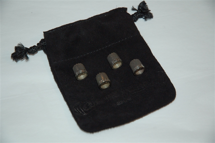 Sterling Silver Chrome Hearts Caps, size O/S