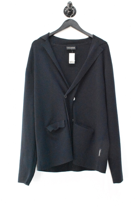Navy Emporio Armani Cardigan, size XL