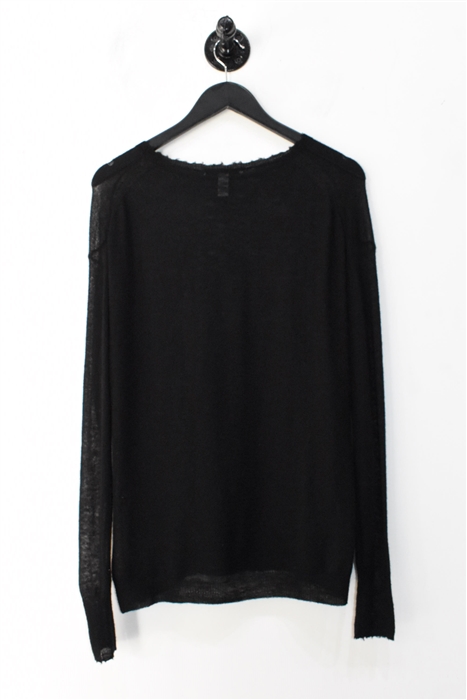Basic Black Autumn Cashmere Cashmere Sweater, size L