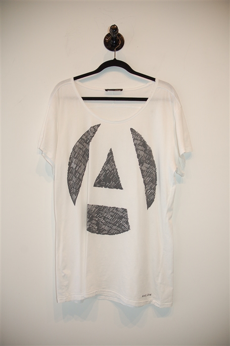 Bright White Avelon T-Shirt, size M