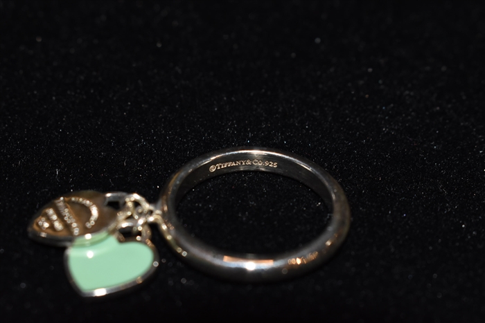 Sterling Silver Tiffany & Co Ring, size O/S