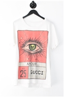 Cream Gucci T-Shirt, size S