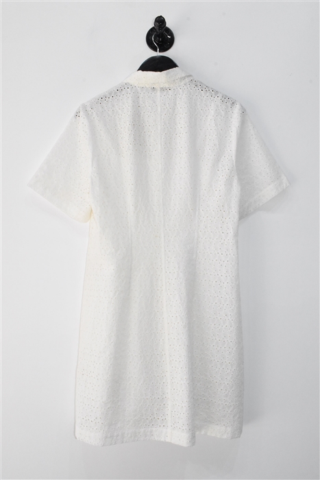 Soft White Rebecca Taylor Shirt Dress, size 6