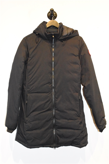 Basic Black Canada Goose Puffer Coat, size L