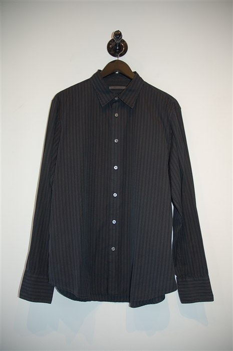 Black John Varvatos Button Shirt, size L
