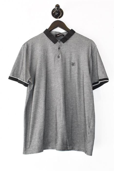 Dark Ash The Kooples Polo, size XL