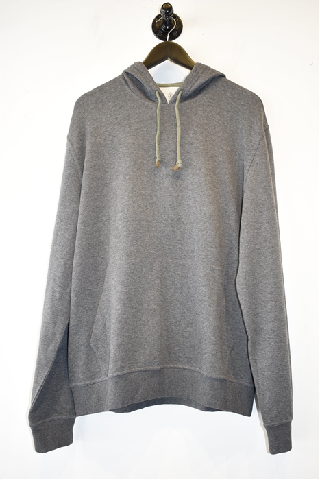 Dark Ash Brunello Cucinelli Hoodie, size 2XL