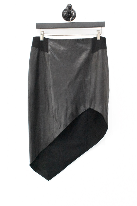 Black Leather Helmut Lang Pencil Skirt, size 6