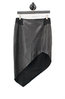 Black Leather Helmut Lang Pencil Skirt, size 6