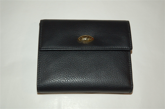 Black Leather Nina Ricci Wallet, size O/S