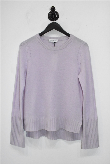 Lilac White + Warren Cashmere Sweater, size S