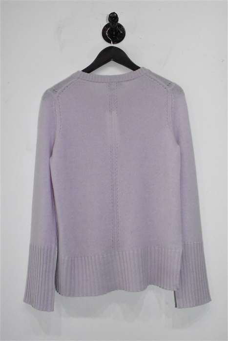 Lilac White + Warren Cashmere Sweater, size S