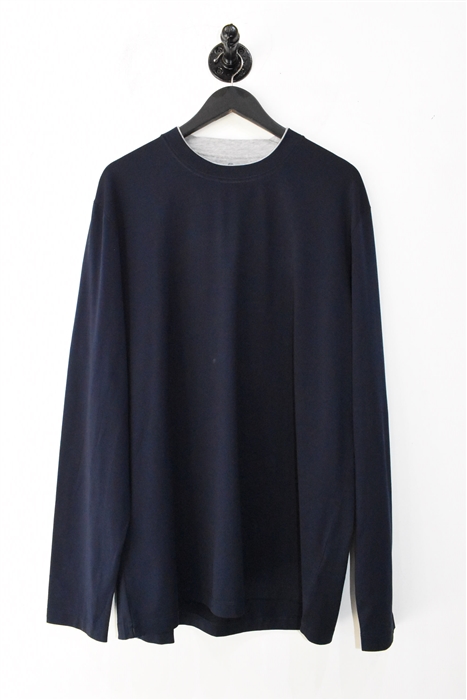 Navy Brunello Cucinelli T-Shirt, size 2XL
