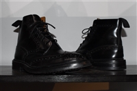 Black Leather Tricker's Boots, size 9