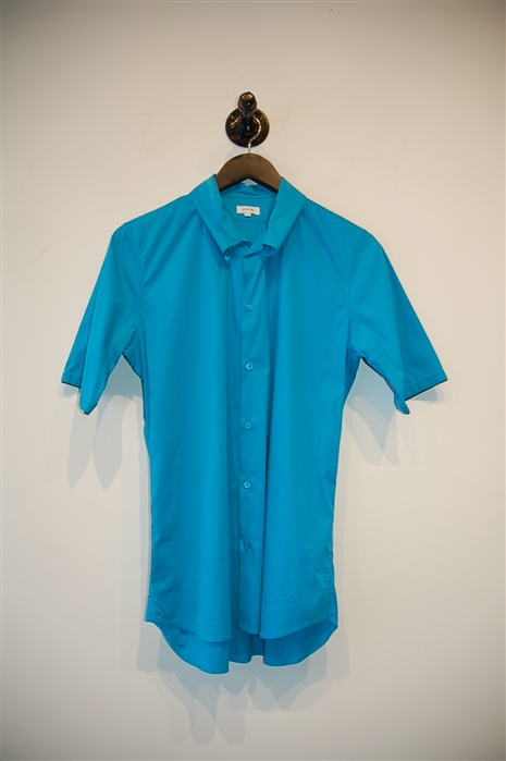 Cerulean Jil Sander Short-Sleeved Shirt, size M