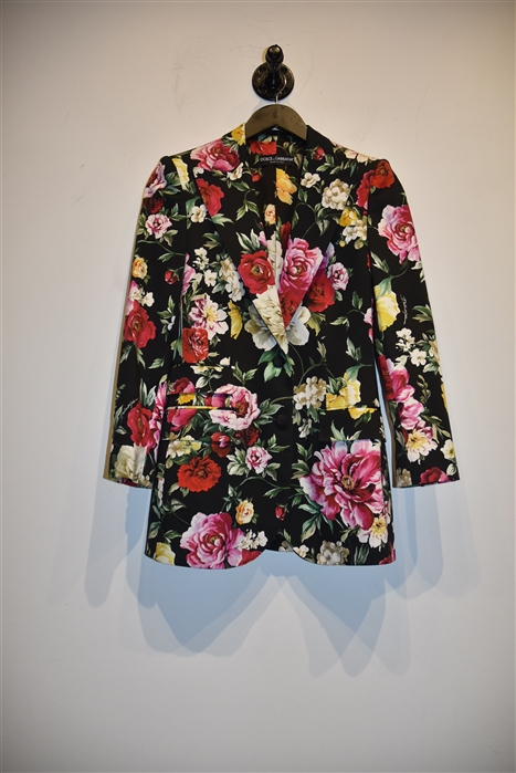 Item 121538: Dolce & Gabbana, Blazer, Floral, 4 | Garb Consignment Toronto