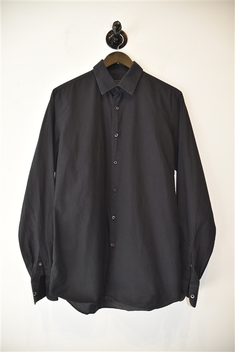 Charcoal Prada Button Shirt, size M