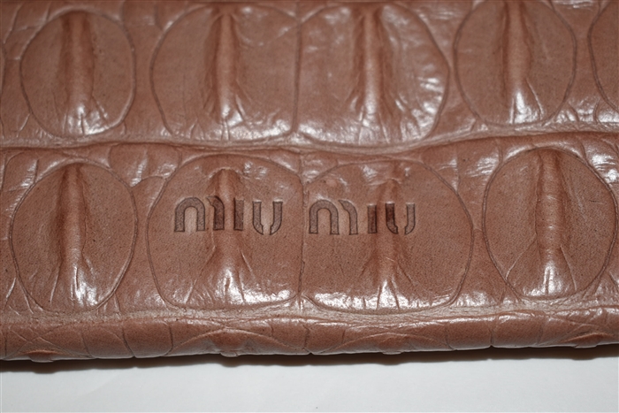 Sepia Miu Miu Shoulder Bag, size S