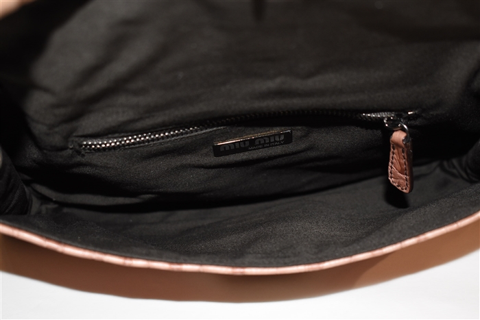 Sepia Miu Miu Shoulder Bag, size S